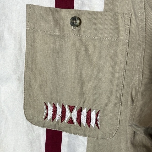 Wrangler Western Shirt Mens Large cotton long sleeve collar cowboy Texas - Picture 2 of 4